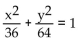 <strong>Write an equation for the ellipse. Foci and y-intercepts </strong> A) B) C) D)