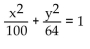 <strong>Write an equation for the ellipse. Foci and x-intercepts </strong> A) B) C) D)