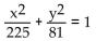 <strong>Find the foci of the ellipse. </strong> A) (0, -12), (0, 12) B) (-12, 0), (12, 0) C) (0, -9), (0, 9) D) (-9, 0), (9, 0)