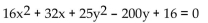<strong>Find the foci of the ellipse. </strong> A) (4, -4), (4, 2) B) (-4, 4), (2, 4) C) (-5, 4), (3, 4) D) (4, -5), (4, 3)