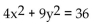 Identify the equation as a parabola, ellipse, or circle. -