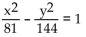 Find the foci and asymptotes of the hyperbola. - 