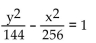 Find the foci and asymptotes of the hyperbola. - 