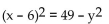 Identify the equation as a parabola, circle, ellipse, or hyperbola. -