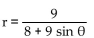 Give the equation of the directrix of the conic in rectangular coordinates. -