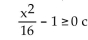 Provide an appropriate response. -To graph on a graphics calculator, we must consider the union of the graphs of the two functions. Using the graph of explain (a) how the solution set of n be determined graphically and (b) how it relates to the domain of the hyperbola.
