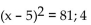<strong>Decide whether the given number is a solution to the equation preceding it. </strong> A) Yes B) No