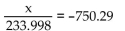 <strong>Use a calculator to help solve the equation. Round approximate answers to three places. </strong> A) {-0.312} B) {-175,566.36} C) {-3.206} D) {-516.292}