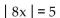 <strong>Solve the absolute value equation. </strong> A) B) C) D)