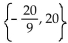 <strong>Solve the equation. </strong> A) B) C) D)