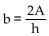 <strong>Solve the formula for the specified variable. A = bh for b</strong> A) B) C) D)