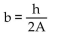 <strong>Solve the formula for the specified variable. A = bh for b</strong> A) B) C) D)