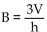 <strong>Solve the formula for the specified variable. V = Bh for B</strong> A) B) C) D)