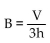 <strong>Solve the formula for the specified variable. V = Bh for B</strong> A) B) C) D)