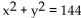 Find the center and radius of the circle. - 