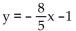 Write an equation in standard form using only integers for the line described. -The line through (0, 3), perpendicular to  