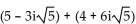 Perform the indicated operations and write the answer in the form a + bi, where a and b are real numbers. -(