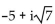 Find the product of the complex number and its conjugate. -