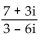 Write the quotient in the form a + bi. - 