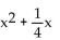 Find the perfect square trinomial whose first two terms are given. -