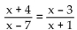 Use the method of your choice to find all real solutions of the equation. - 