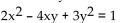 Solve for the indicated variable. -Solve for y.  