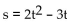 Solve the problem. -The position of an object moving in a straight line is given by   where s is in meters and t is the time in seconds the object has been in motion. How long (to the nearest tenth) will it take the object to move 20 Meters?