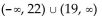 Write as a single interval. - 