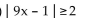 Solve the absolute value inequality. Write the solution set using interval notation. - 