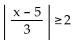 Solve the absolute value inequality. Write the solution set using interval notation. - 