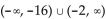 Write an inequality of the form   k or of the form   k so that the inequality has the given solution set. - 