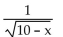 Find the values of x for which the expression is a real number. - 