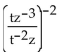 Simplify. Write answers without negative exponents. Assume that all variables represent nonzero real numbers. -