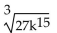 Simplify the expression. Assume all variables represent positive real numbers. -