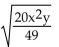 Simplify the expression. Assume all variables represent positive real numbers. -