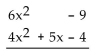 Perform the operation indicated. -Subtract:  