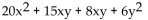 Factor by grouping. - 