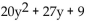 Factor the trinomial. - 