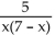 Find the domain of the rational expression. - 
