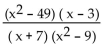 Find the domain of the rational expression. - 