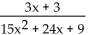 Reduce the rational expression to lowest terms. - 