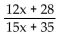 Reduce the rational expression to lowest terms. -