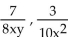 Find the least common denominator. - 