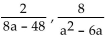 Find the least common denominator. - 