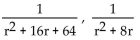 Find the least common denominator. - 
