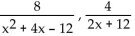 Find the least common denominator. - 