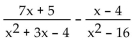 Perform the indicated operation and express in lowest terms. - 