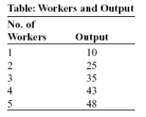 Use the following to answer questions: -(Table: Workers and Output) Look at the table Workers and Output. After graduation you achieve your dream of opening an art shop that specializes in selling mud statues. You pay $10 per day on a loan from your uncle, and regardless of how much you produce, you pay $10 per day to each of the workers who make the mud statues. The total cost of producing 48 statues is: