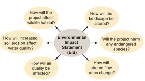 <strong>What does the diagram below illustrate? </strong> A)EIS B)NEPA C)NIMBY D)Kyoto Protocol