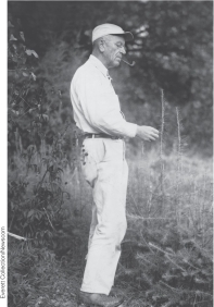 Identify the two people in the photograph below and describe their contributions to our understanding of the environment and the environmental movement in the United States.
